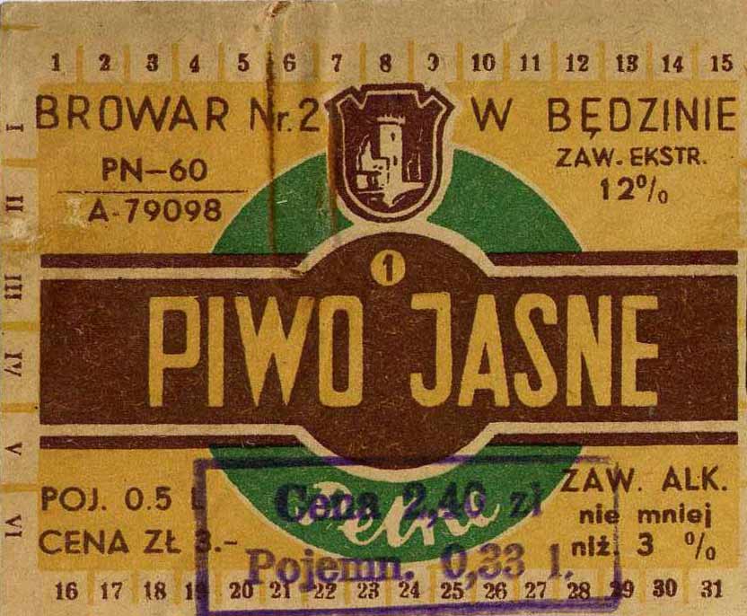 PN-60
POJ. 0,5 L
CENA ZŁ 3.-
stempel cenowy
