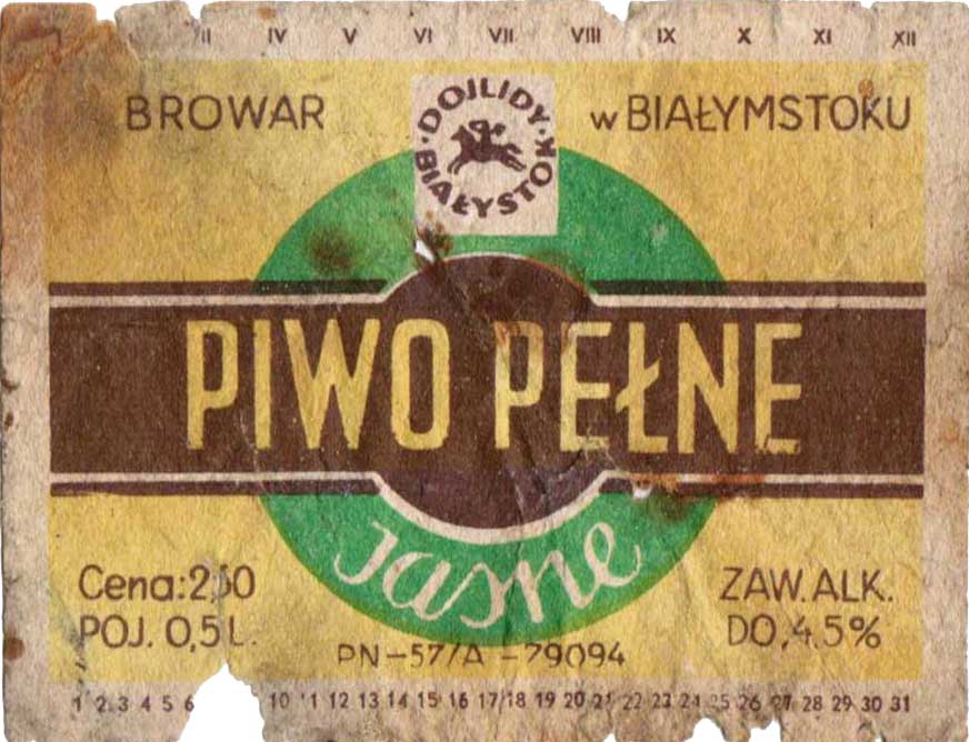 jak poprzednia lecz przesunięcie napisu PN-57/ A-79094 względem kalendarza