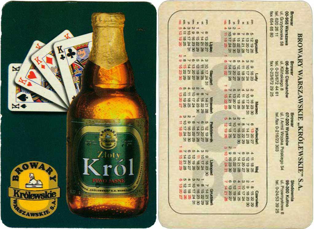 kalendarzyk listkowy
rok 1998