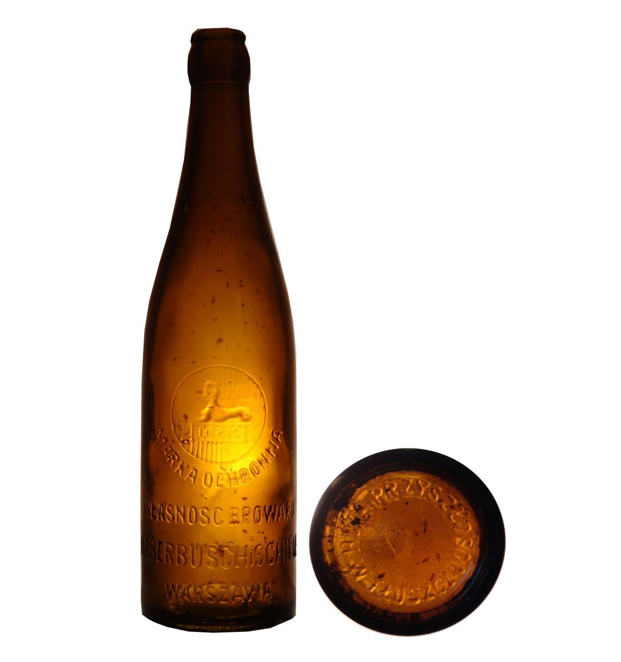 sfinks, MARKA OCHRONNA,
WŁASNOŚC BROWARU,
HABERBUSCH i SCHIELE,
WARSZAWA,
0,5 L.,
HUTA PRZYSZLOŚC W TŁUSZCZU,