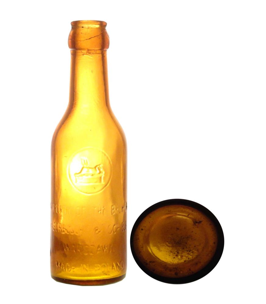 PROPERTY OF THE BREWERY, HABERBUSCH & SCHIELE, WARSZAWA, MADE IN POLAND, sygn. 37., poj. 0,18 l.