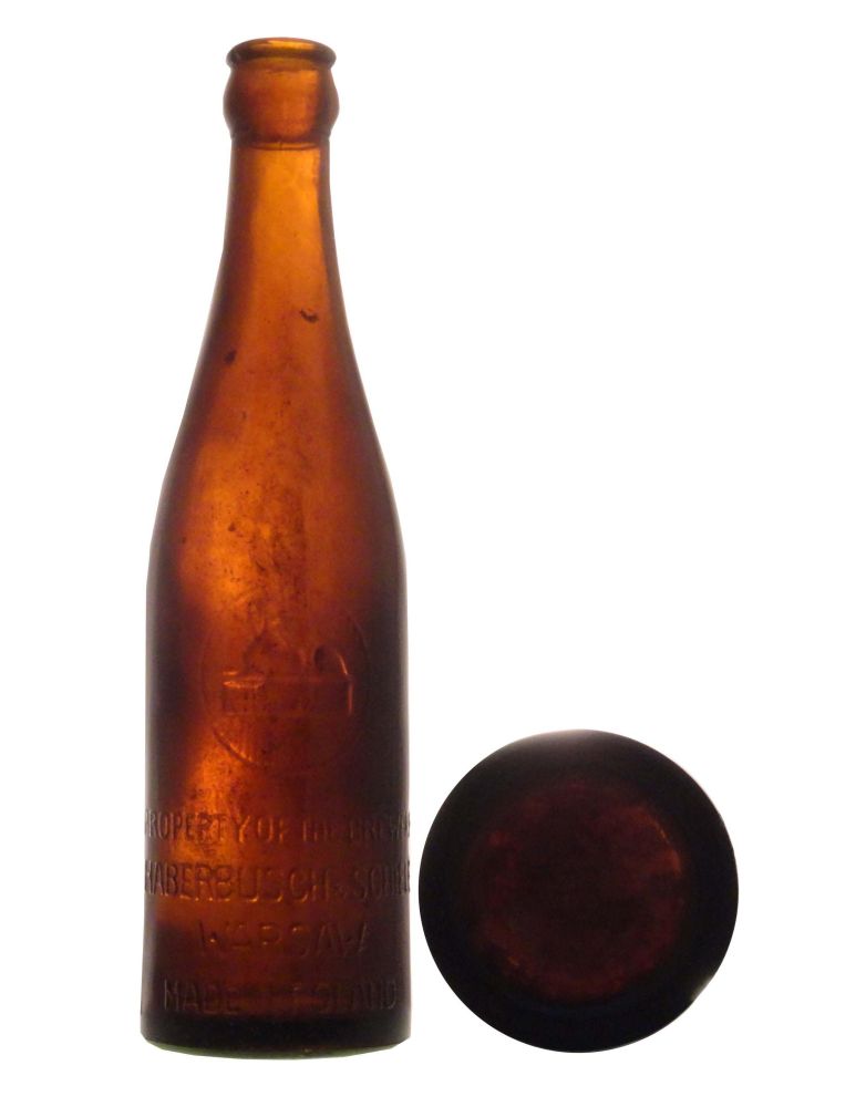 PROPERTY OF THE BREWERY, HABERBUSCH & SCHIELE, WARSAW, MADE IN POLAND
sygn. HR, poj. 0,3 l.