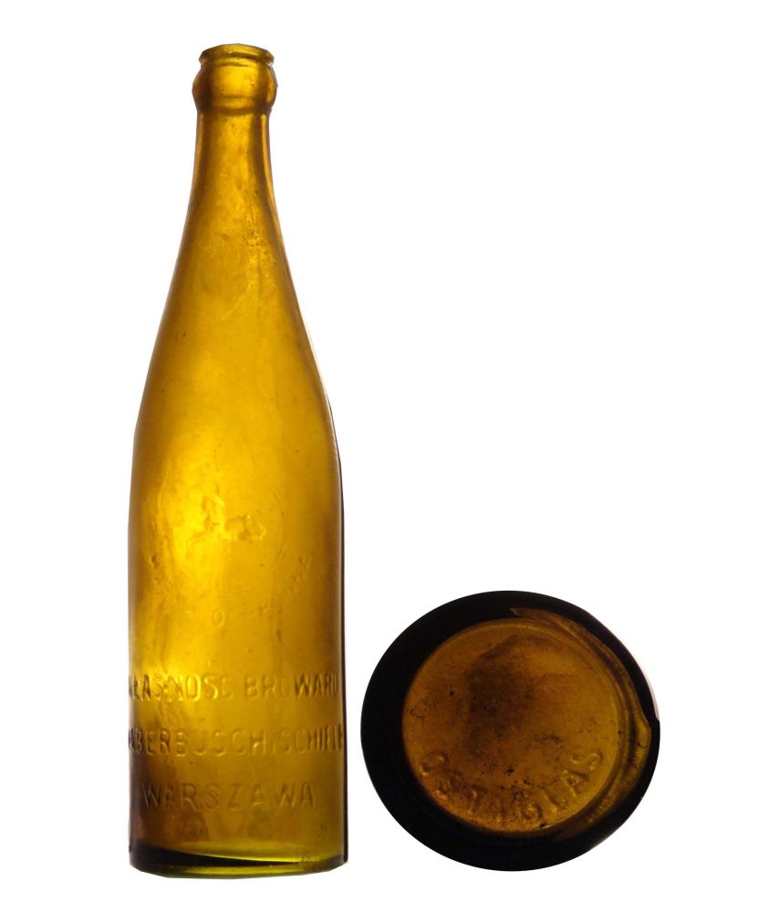 sfinks, MARKA OCHRONNA,
WŁASNOŚC BROWARU,
HABERBUSCH i SCHIELE,
WARSZAWA,
0,5 L.,
huta OSTIGLAS,