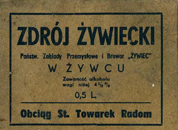 ZDRÓJ ŻYWIECKI
obciąg St. Towarek Radom
inna ramka