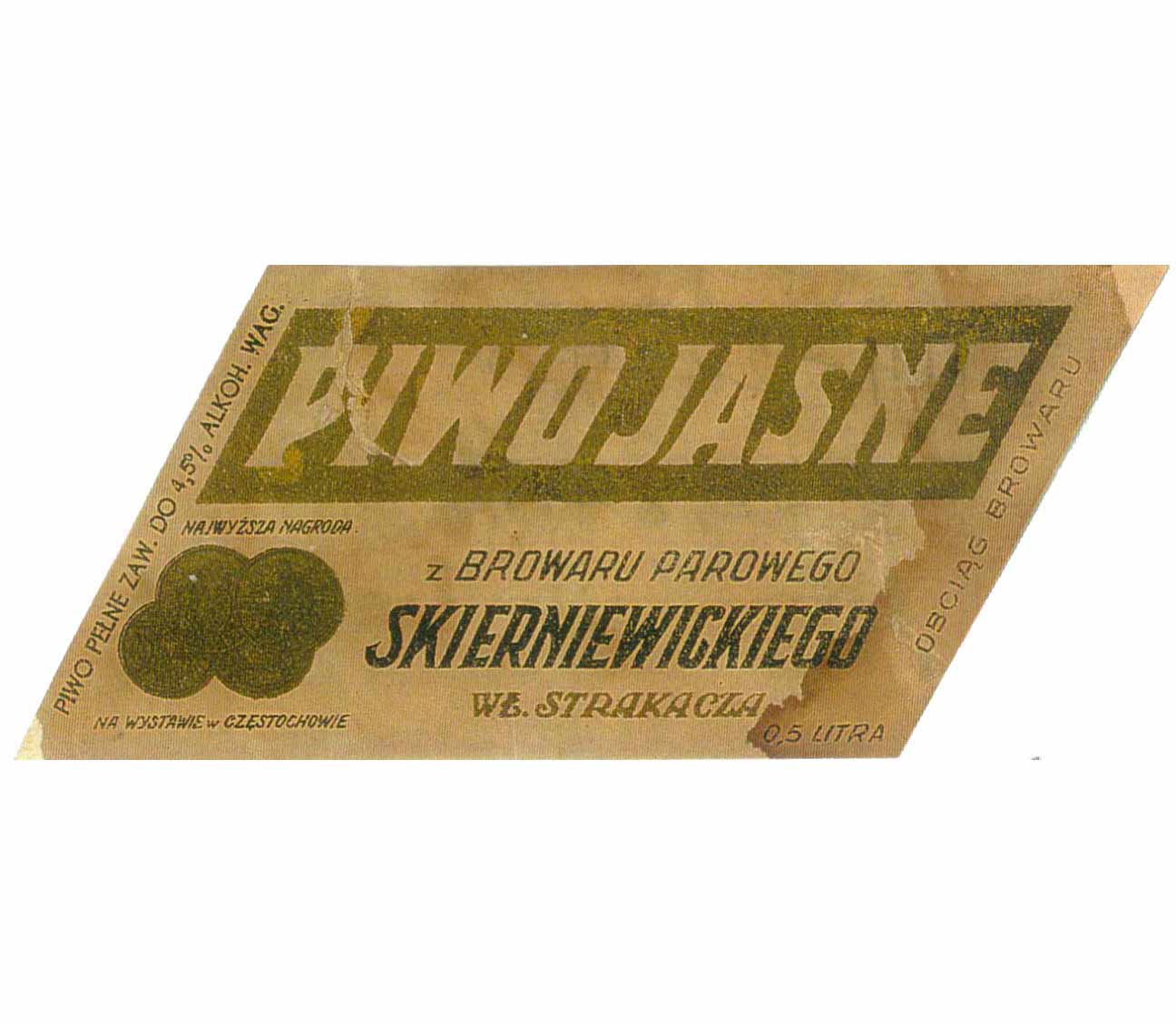 PIWO PEŁNE, OBCIĄG BROWARU, 0,5 LITRA