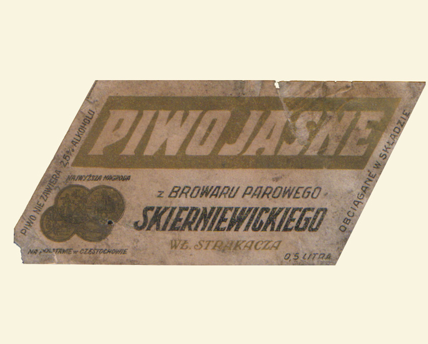 PIWO NIE ZAWIERA 2,5% ALKOHOLU,
OBCIĄGANE W SKŁADZIE