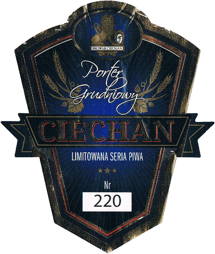 grudzień 2013, etykieta samoprzylepna