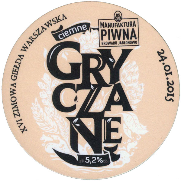 podstawka okolicznościowa z XVI Zimowej Giełdy Warszawskiej
zorganizowanej 24.01.2015