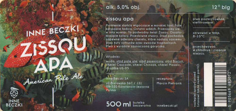 format 200 x 96 mm, czarne obwódki przy pasku i kodzie