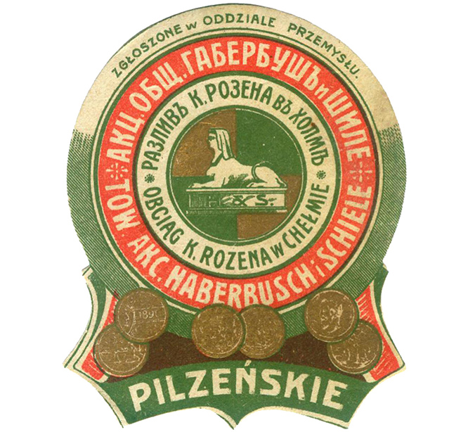 skład K. Rozena w Chełmie,
napis zielony