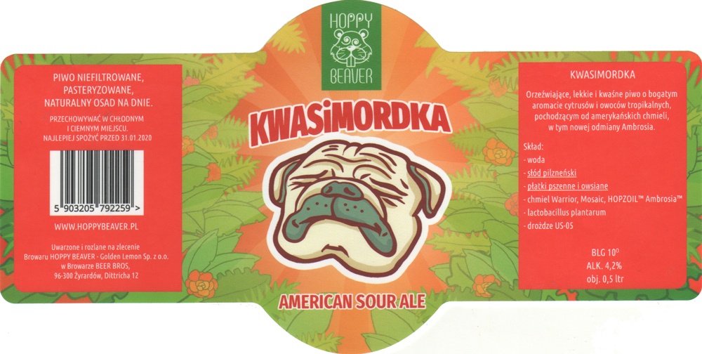 browar kontraktowy
Hoppy Beaver