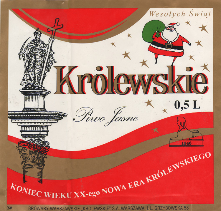 ulotka firmowa w formie etykiety 260 x 260 mm