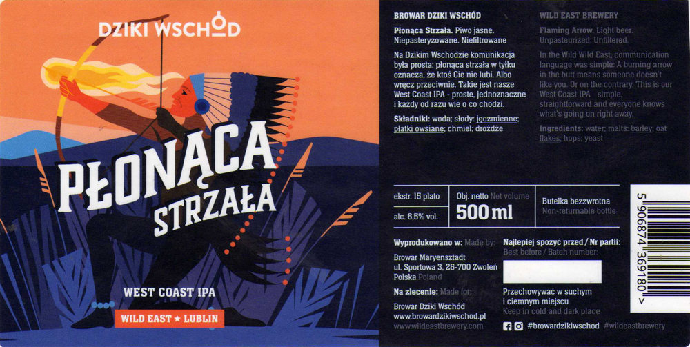 browar kontraktowy Dziki Wschód