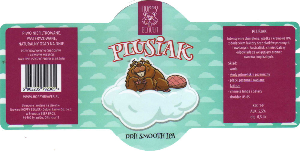 browar kontraktowy
Hoppy Beaver