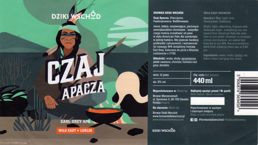 browar kontraktowy Dziki Wschód
440 ml