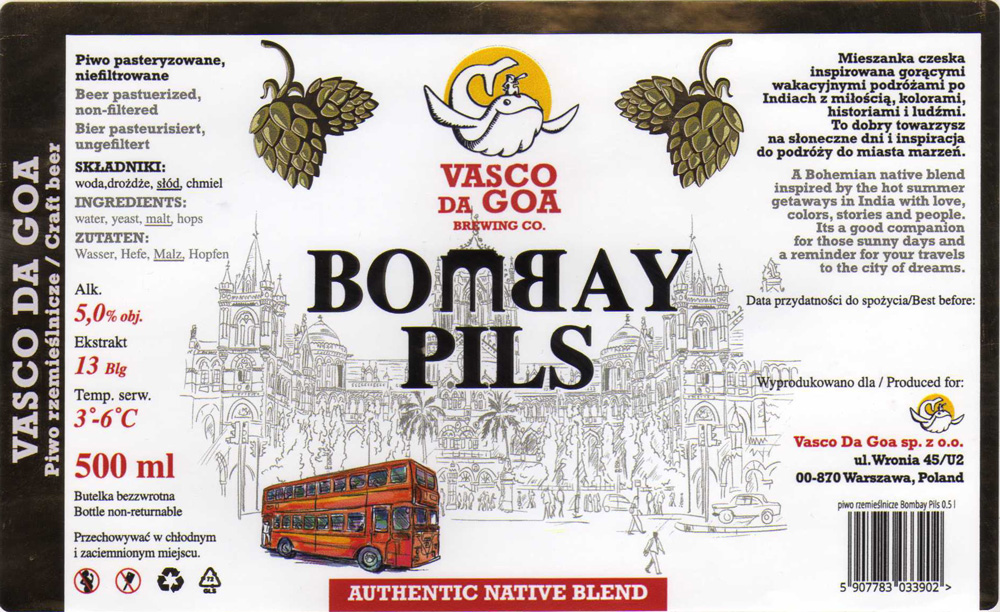 browar kontraktowy Vasco Da Goa