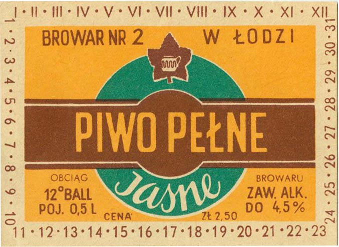 OBCIĄG BROWARU
CENA ZŁ 2,50