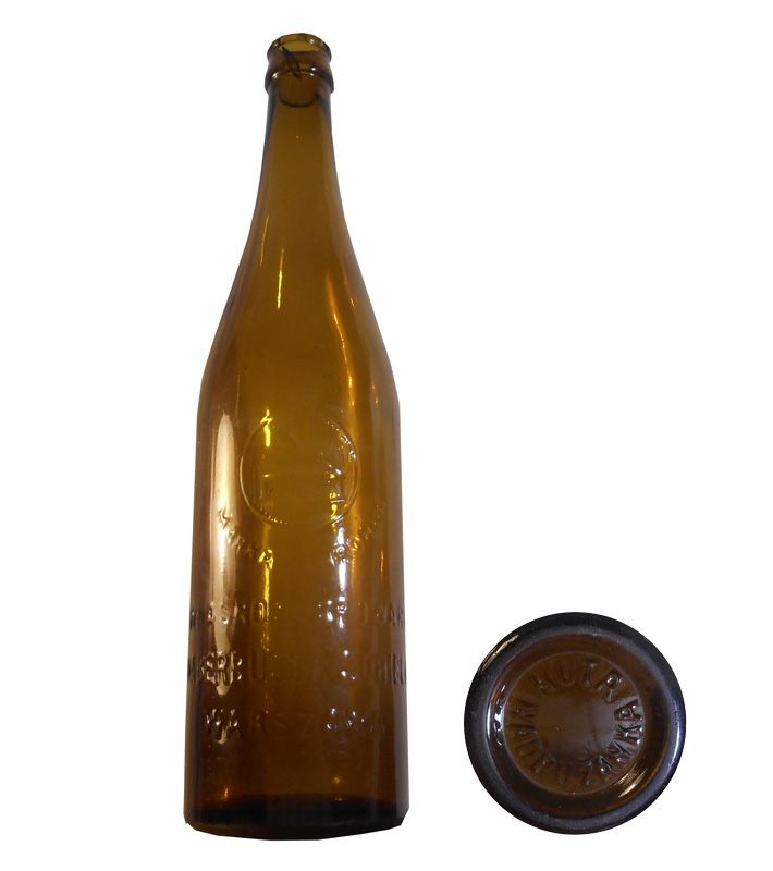 sfinks, MARKA OCHRONNA,
WŁASNOŚC BROWARU,
HABERBUSCH i SCHIELE,
WARSZAWA,
0,5 L.,
huta NADBUŻANKA,