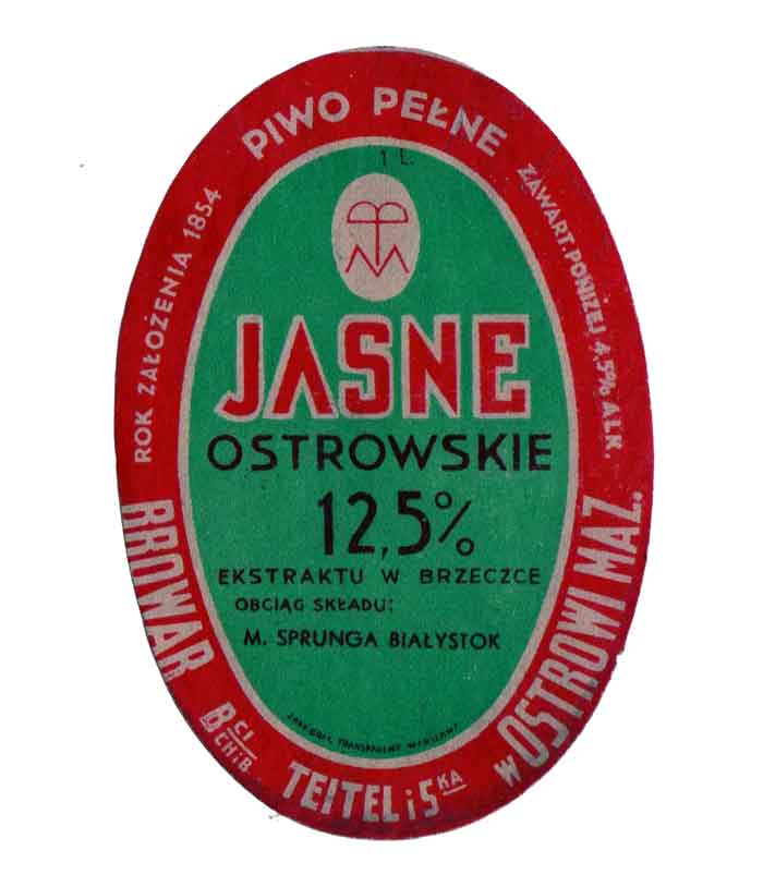 skład M. Sprunga w Białymstoku,
1,0 L.