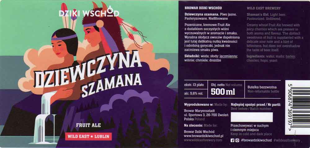 browar kontraktowy Dziki Wschód,
dodatkowy lakier