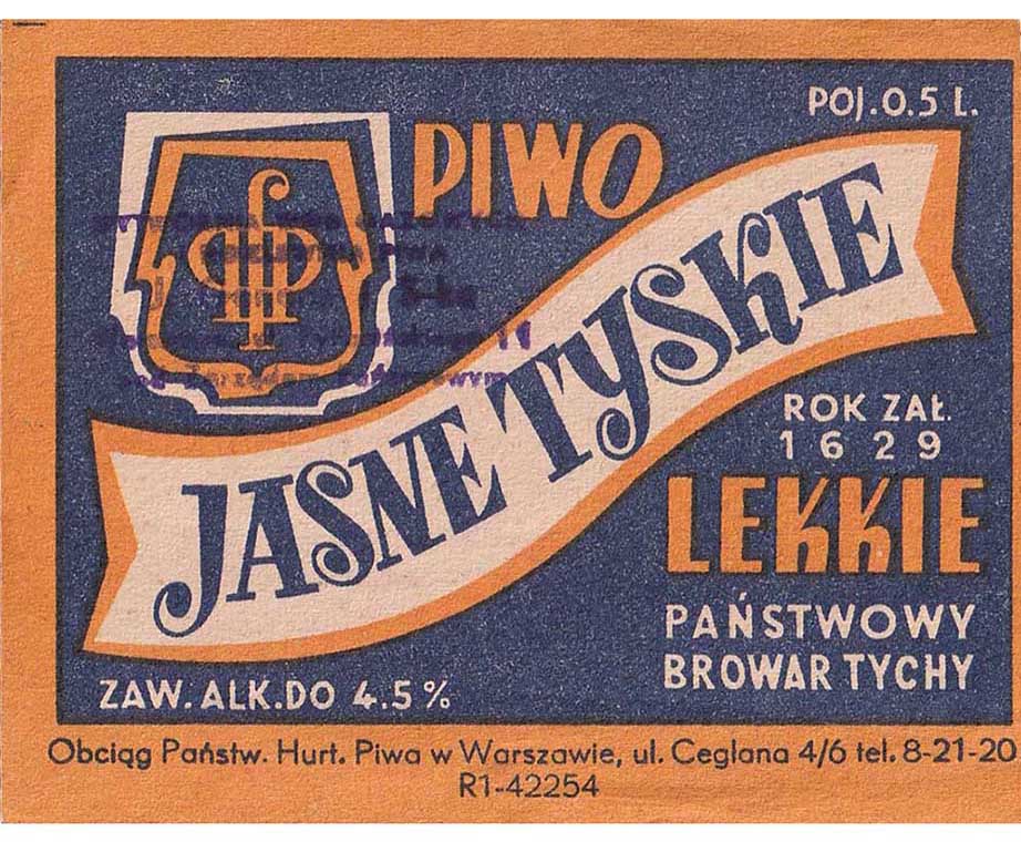 Obciąg Państwowej Hurtowni Piwa w Warszawie Ceglana 4/6