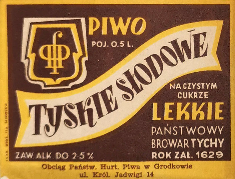 Obciąg Państwowej Hurtowni Piwa w Grodkowie