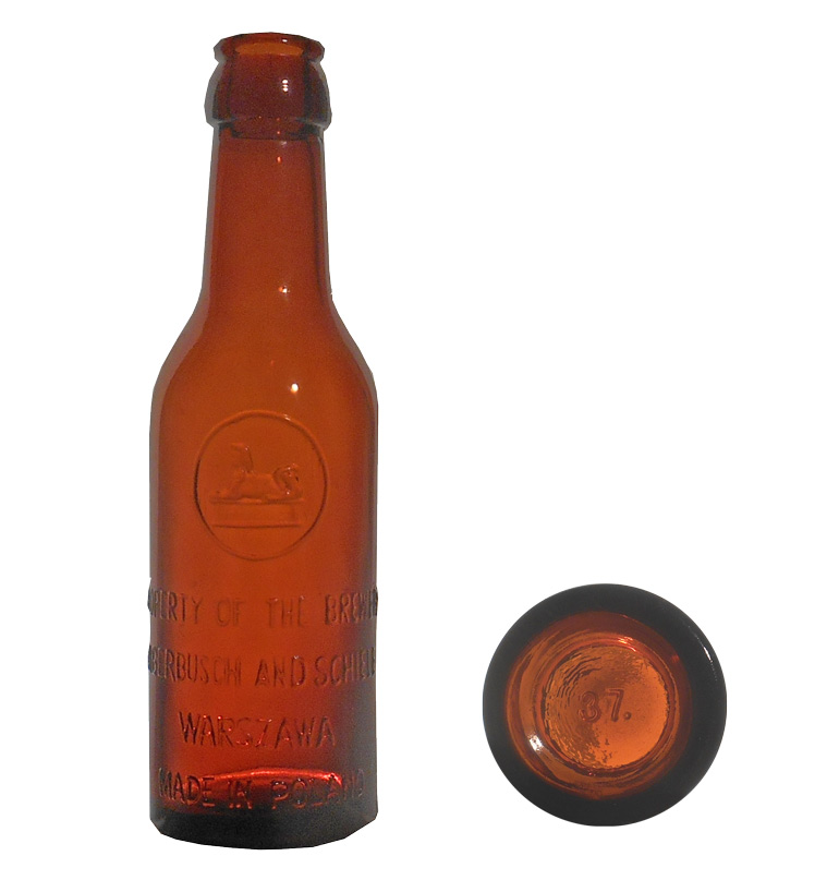 PROPERTY OF THE BREWERY, HABERBUSCH AND SCHIELE, WARSZAWA,
MADE IN POLAND, sygn. 37. , poj. 0,18 l.
