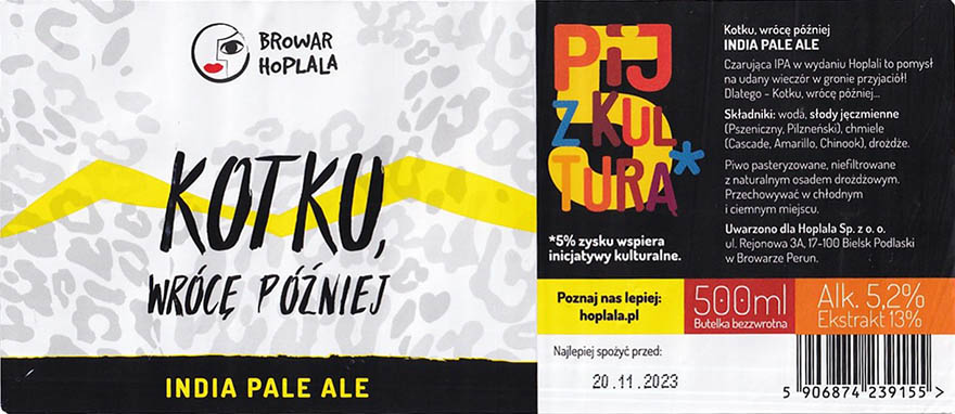 browar kontraktowy Hoplala