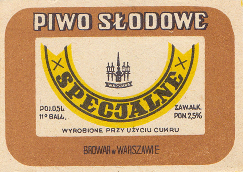 większe odstępy przed i za spójnikiem "w" w "BROWAR w WARSZAWIE"