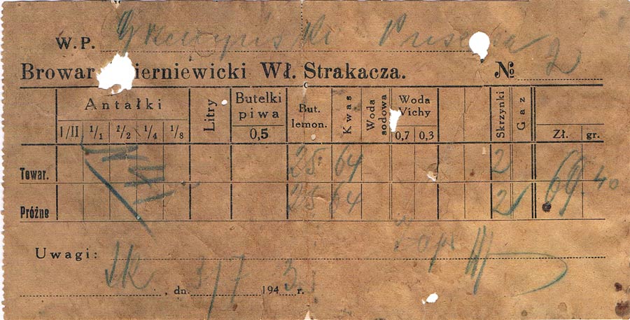 blankiet sprzedaży