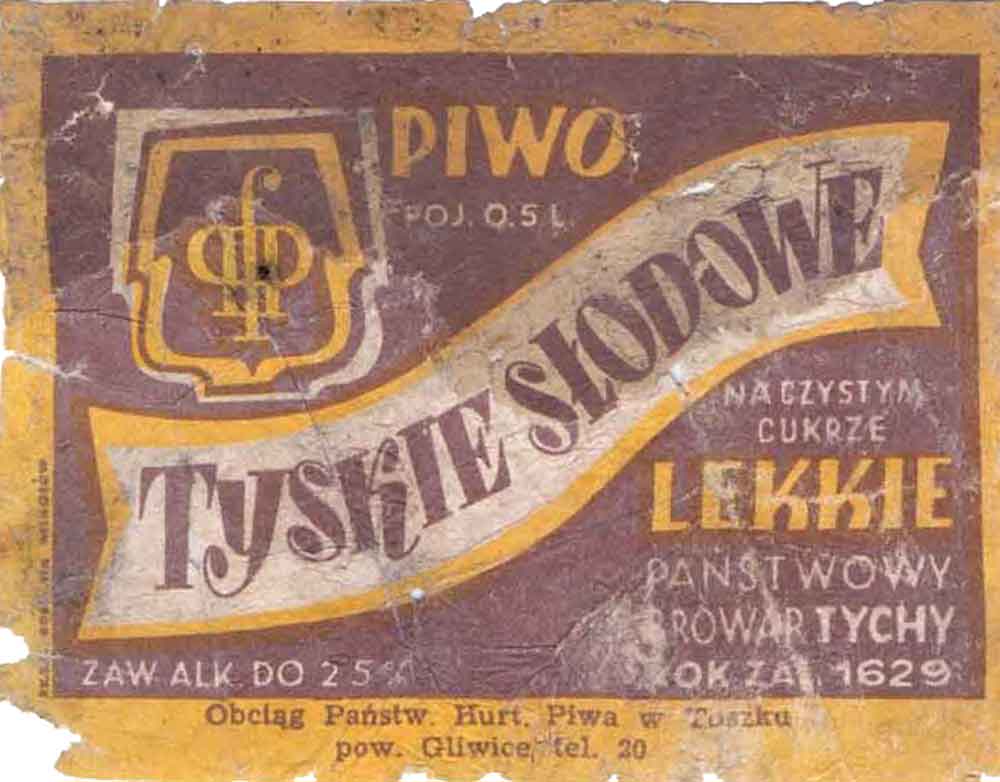 Obciąg Państw. Hurtowni Piwa w Toszku //
pow. Gliwice tel. 20