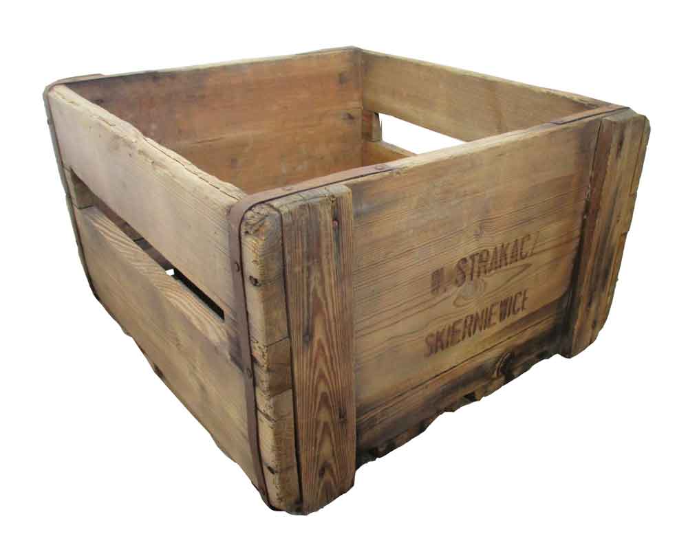 skrzynka na 25 butelek,
sprzed 1947 roku