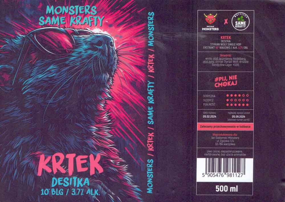browar kontraktowy Monsters