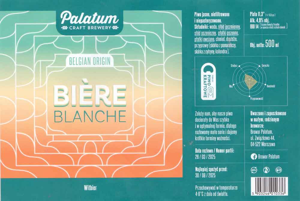 na dole "Witbier"