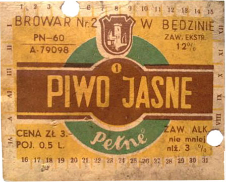 PN-60
CENA ZŁ 3.-
POJ. 0,5 L.
niż 3 %