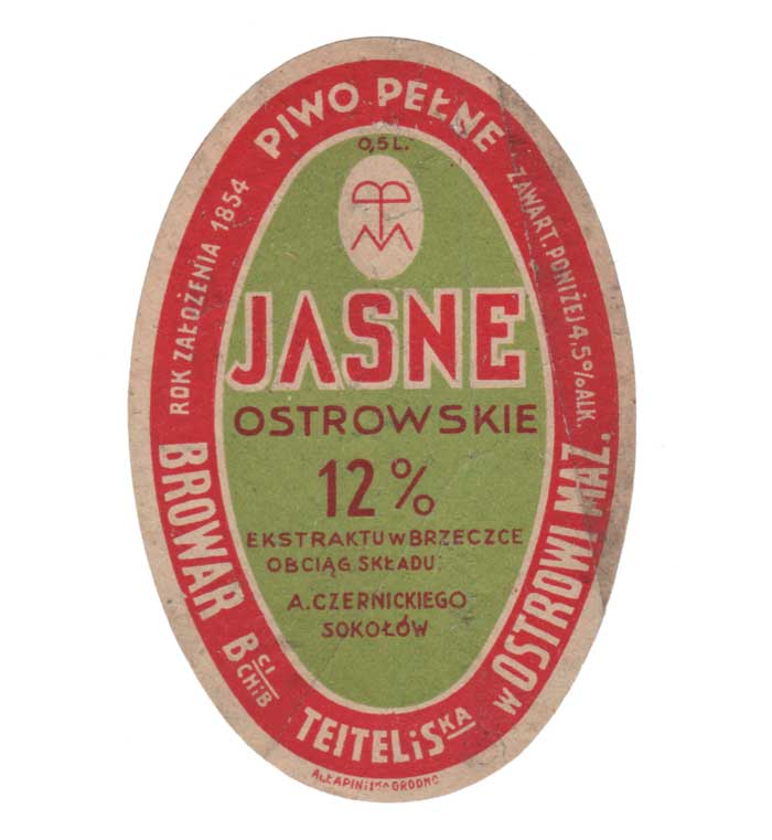 skład A. Czernickiego w Sokołowie Podlaskim,
przesunięcia CZERNICKIEGO do OBCIĄG