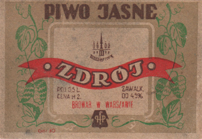 Cena zł 2. - z kropką