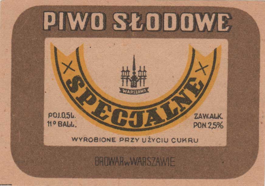 mniejsze odstępy przed i za spójnikiem "w" w "BROWAR w WARSZAWIE"