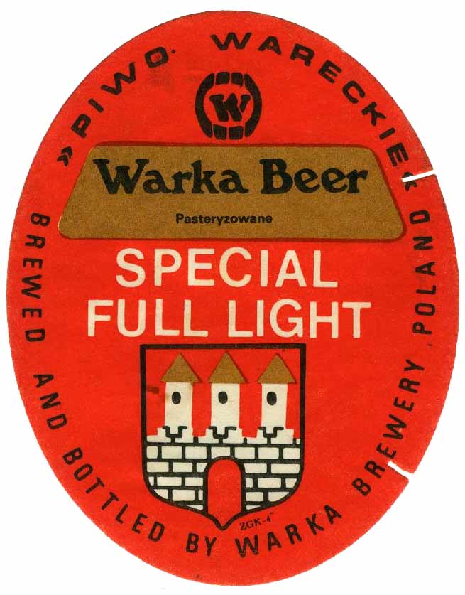 Pasteryzowane 16 mm, tło Warka Beer sepia, sygnatura ZGK-4,
261/89