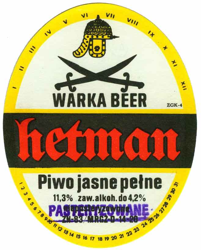 stempel 'PASTERYZOWANE'
