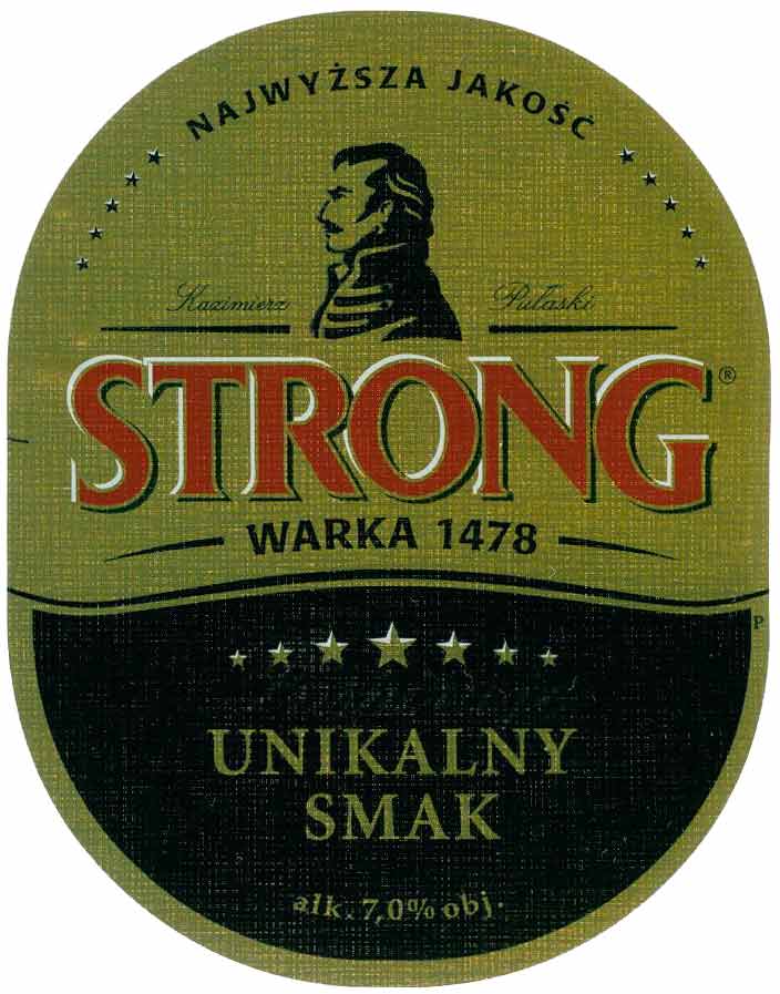 duży format 84 x 106 mm, nad UNIKALNY napis "Inspiruje", sygnatura P
