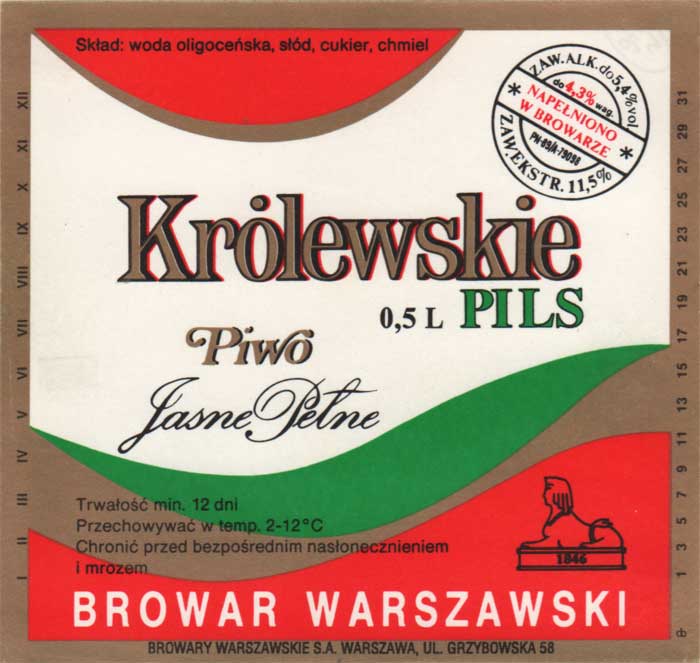trwałość 12 dni, sygnatura