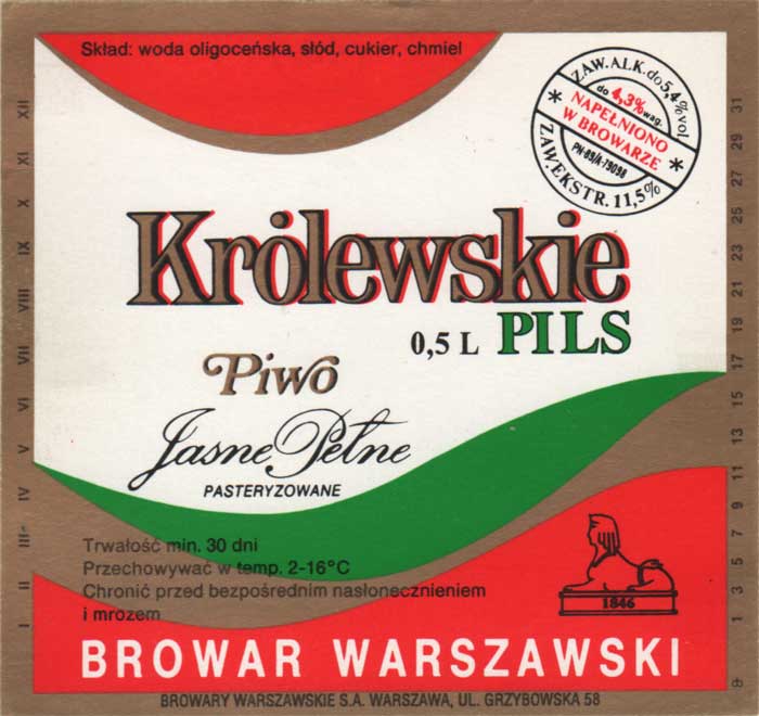 trwałość 30 dni, sygnatura
