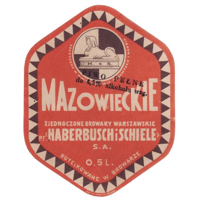 jak poprzednia lecz stempel PIWO PEŁNE//
do 4,5% alkoholu wag. Szerokość 37 mm