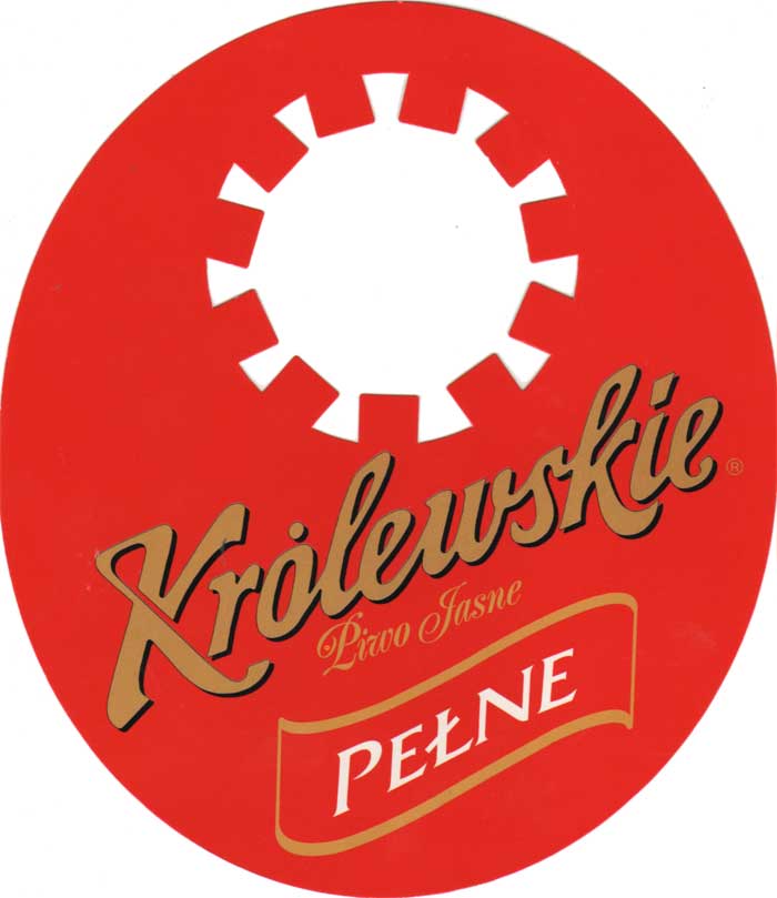 etykieta zawieszka na KEG, nazwa beżowa