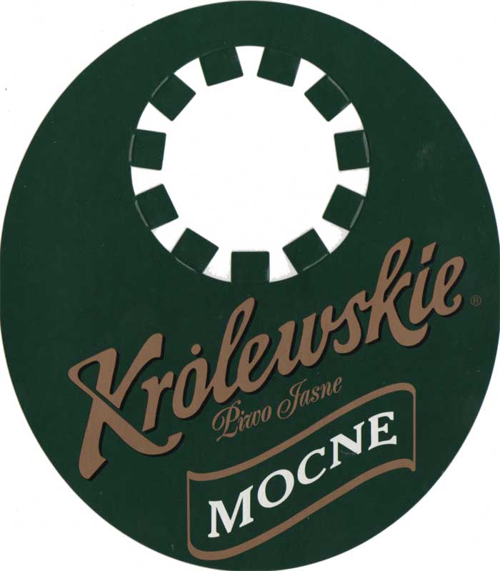 etykieta zawieszka na KEG, nazwa złota