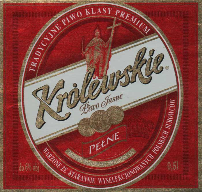 PEŁNE, liść w medalu złoty, tło czerwone szerokości 96 mm, wersja obiegowa