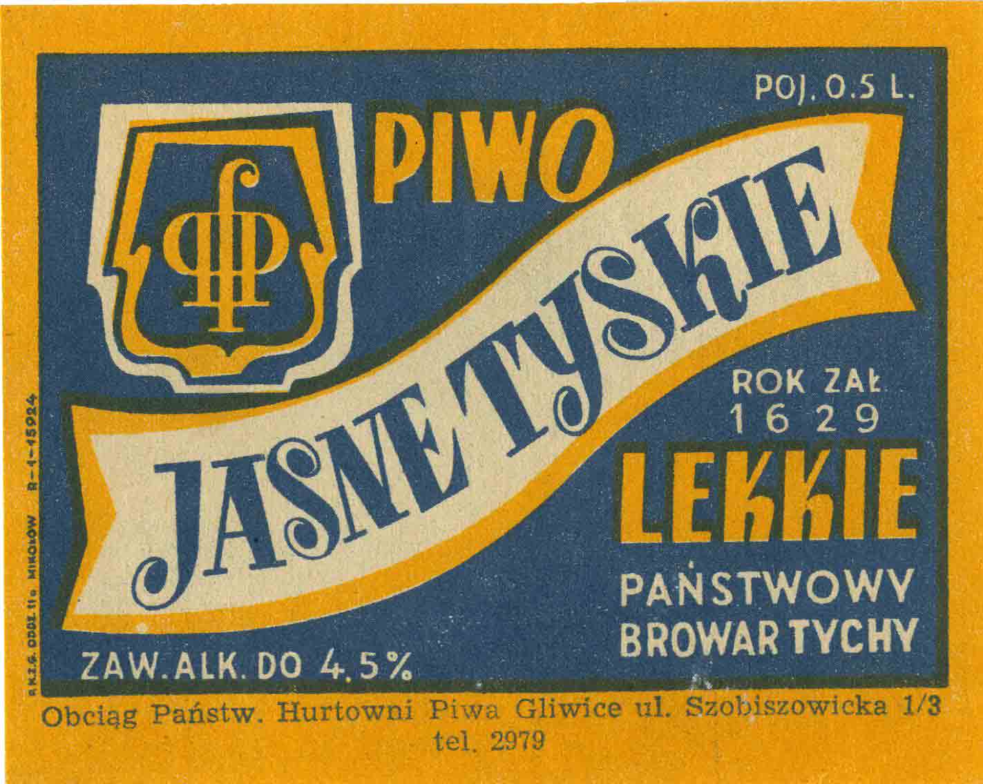 Obciąg Państwowej Hurtowni Piwa Gliwice