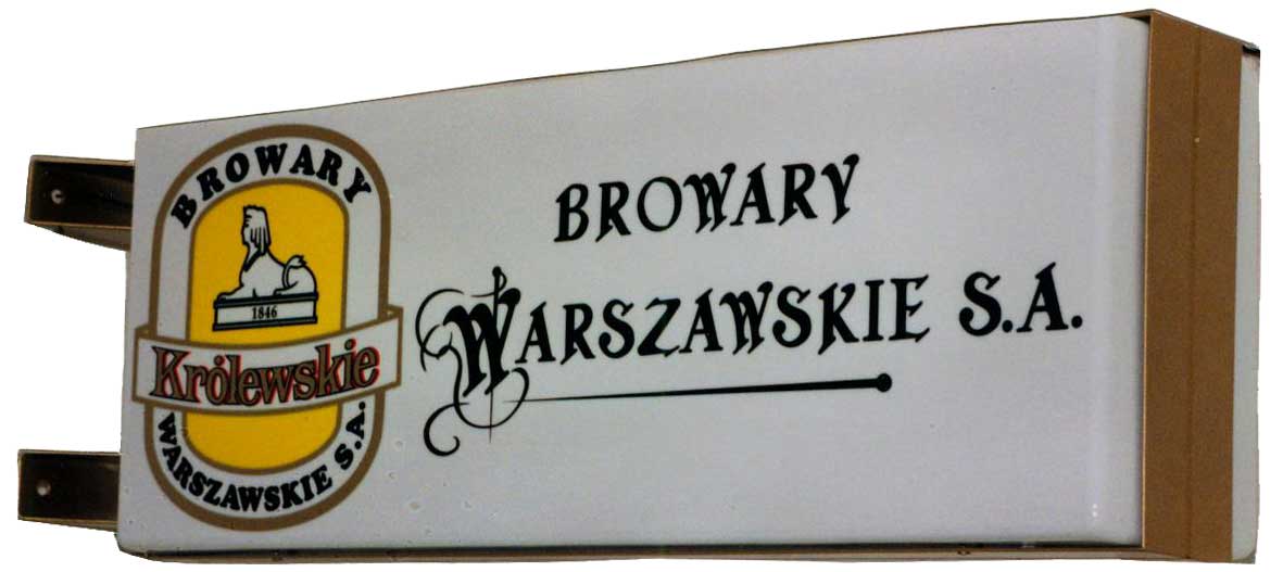 plafon dwustronny naścienny 62x27cm