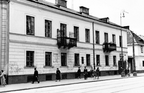 Rok 1938 - zabudowania dawnego browaru Kijoka; źródło: Zarząd Miejski Wydział Planowania Miasta.